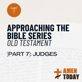 Open Bible resting on a wooden surface representing the Book of Judges and its lessons on God's faithfulness, mercy, repentance, and deliverance in the Old Testament.