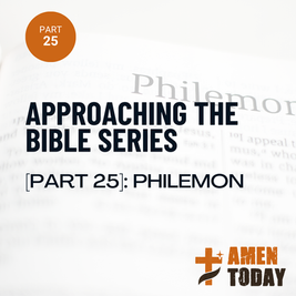 Open Bible resting on ancient parchment with soft light shining over the page, representing the book of Philemon and themes of forgiveness, reconciliation, and Christian brotherhood in Paul’s prison letter.