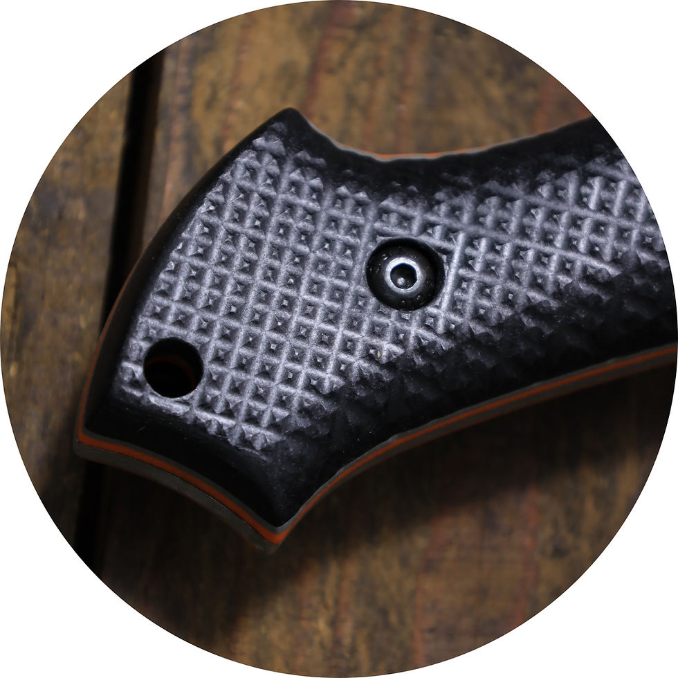 Miniaturbild: BlackOut -Gen 2 (Hand Rub Retro Washed)-Gen 2-(Black with ORG liner Gator grip)