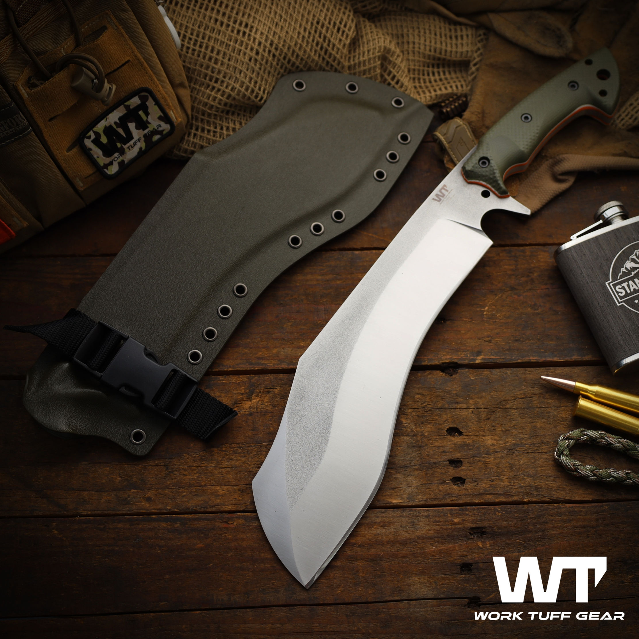 Wilson -K329-(Satin) /ODG G10 Gator Grip/ODG Kydex Sheath