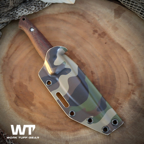 Ninjuko Gen 2-AEB-L (Satin)/Natural Canvas Micarta | Work Tuff Gear