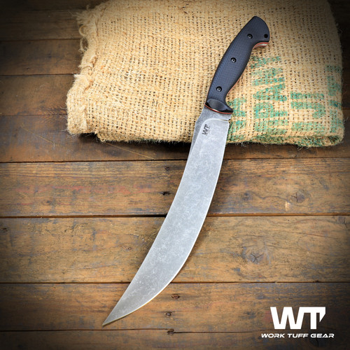 Atayal XL-(SK85)-Retro Washed finish-BLK with Red liner Gator Grip