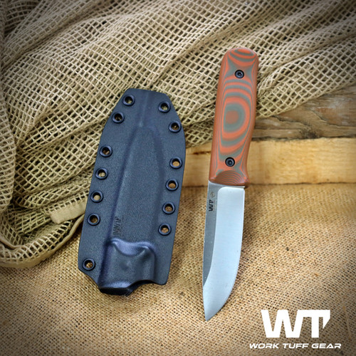 Forester Gen 2 (SK85)-Satin finish/ Saber Grind /Hunter Orange