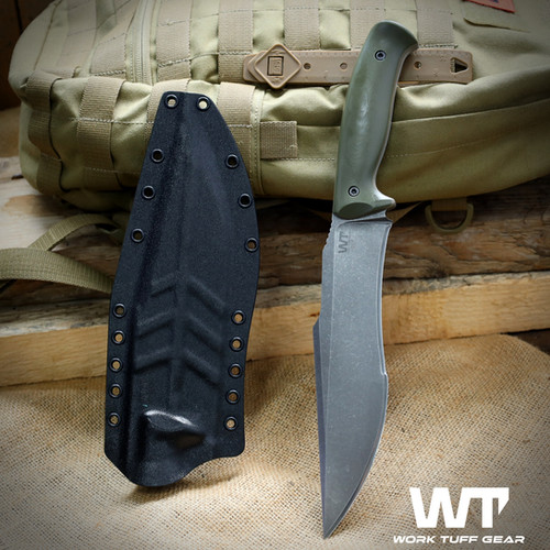 Lanzeta (NC)- Dark washed / (SK85)-ODG Grip/Black Kydex Sheath
