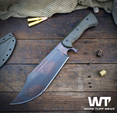 【貴重】カクリカ / T-Rify.D V44X (SK85)/Copper Washed/Rugged/ODG Burlap Micarta Grip/ODG Kydex