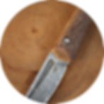Thumbnail: Ninjuko Gen 2-AEB-L (SP)/Natural Canvas Micarta