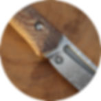 Thumbnail: Ninjuko Gen 2-AEB-L (SP)/Natural Canvas Micarta