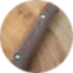 Thumbnail: Ninjuko Gen 2-AEB-L (Satin)/Natural Canvas Micarta