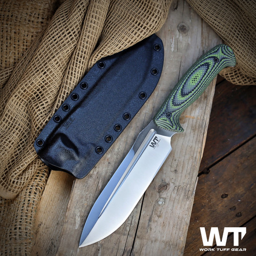 Elbrus Gen 2-Satin (Bohler K329)-Zombie Green Gator Grip | Work