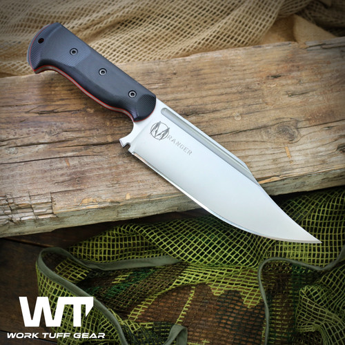 Ranger (K329)/Satin/Black with Red Liner G10 Grip/Black Kydex