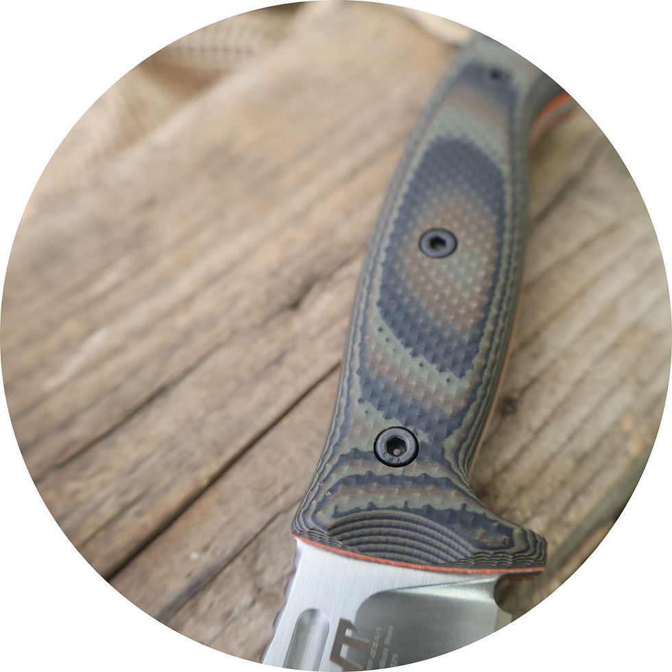 Miniatura: Asset-Gen 2 (K329) Two-Tone Satin-Wilderness Camo Gator Grip/ODG Kydex Sheath