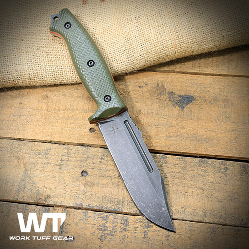 Asset-(SK85)-Dark Washed-(ODG +Orange Liner) Gator Grip | Work