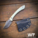 Thumbnail: Lightfoot (K329)/Dark River washed/Jade Green G10 Grip/Carbon Fiber Sheat
