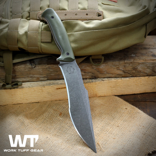 Lanzeta (NC)- Dark washed / (SK85)-ODG Grip/Black Kydex Sheath