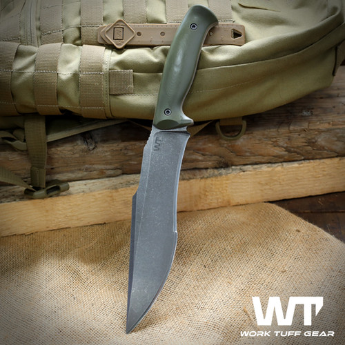 Lanzeta (NC)- Dark washed / (SK85)-ODG Grip/Black Kydex Sheath