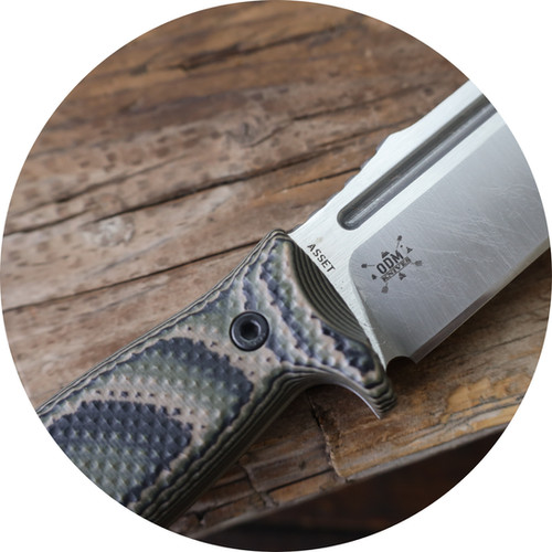 Asset-Gen 2 (K329) Two-Tone (SP/ Satin)-Jungle Camo Gator Grip/O