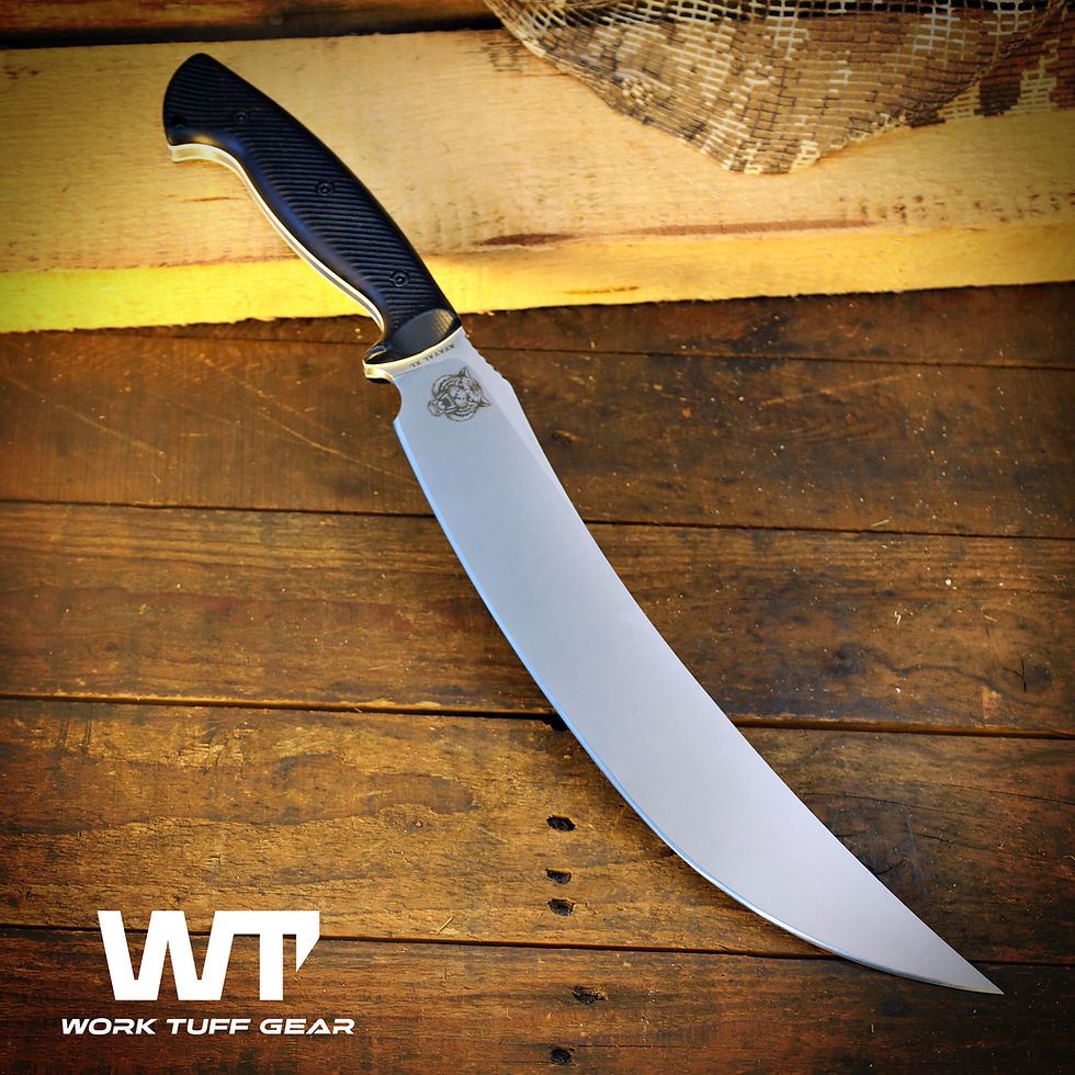 Miniaturbild: Atayal XL-C(Bohler K329)/Satin finish-BLK +White Liner Textured Grip