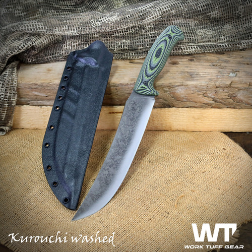 Atayal-(NC)-(SK85)-Kurouchi washed/Zombie Green Camo Gator Grip