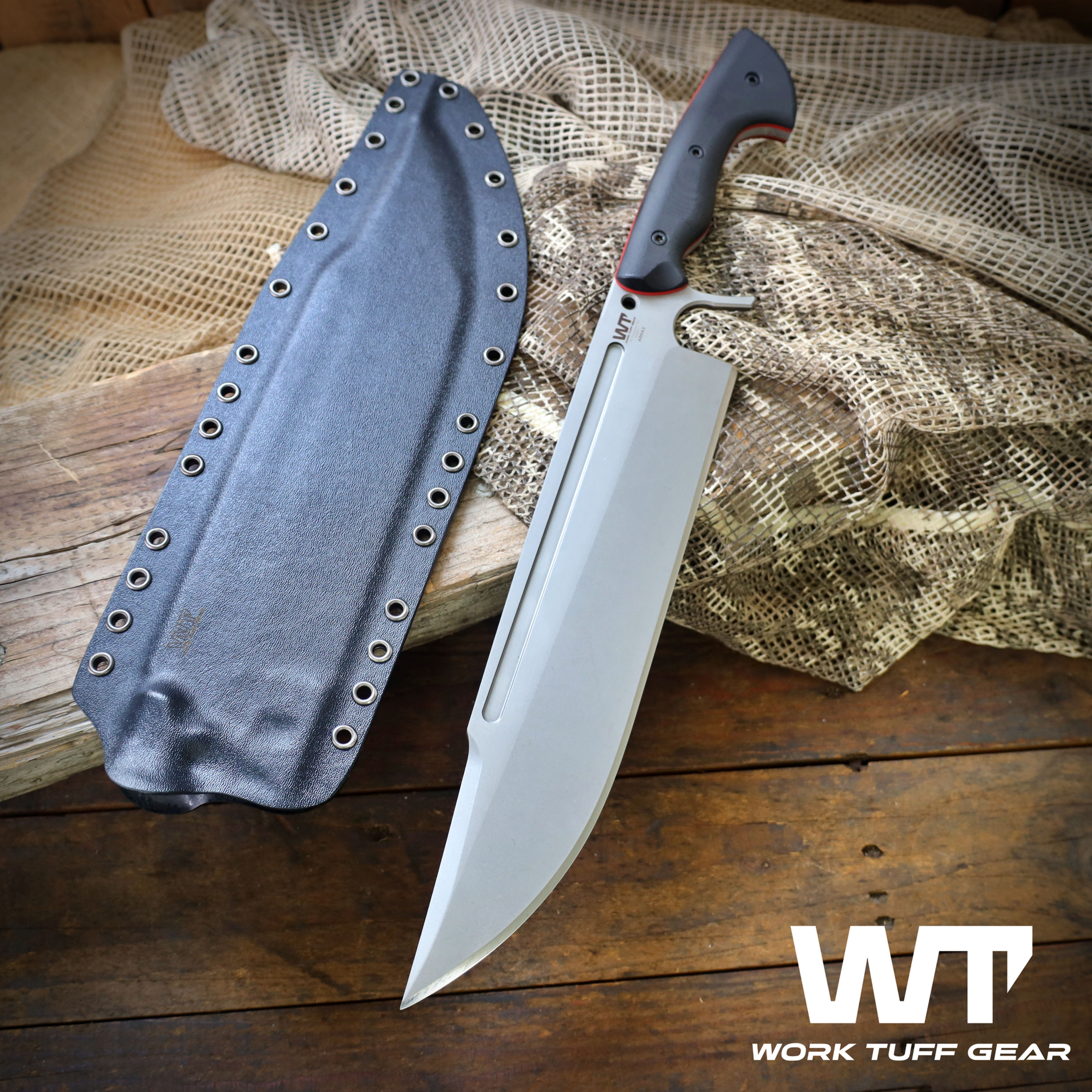 Puzon Predator Hunter (A6Max Stainless Steel)/Ghost finish/Black G10