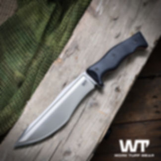 Little Evil Fighter-Gen 2 (L)-Satin/Convex Grind/Black with Red Liner Grip