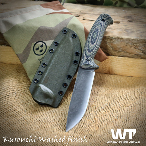 Red Wolf (K329) /Kurouchi Washed finish /Jungle Camo Gator Grip