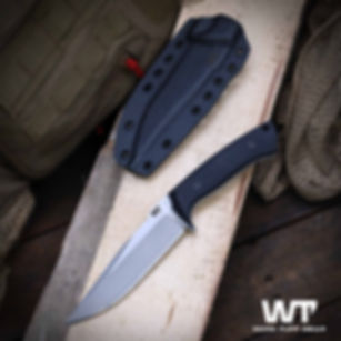 Steadfast (Bohler K329)-Light Tumbling washed /Black with White liner Grip