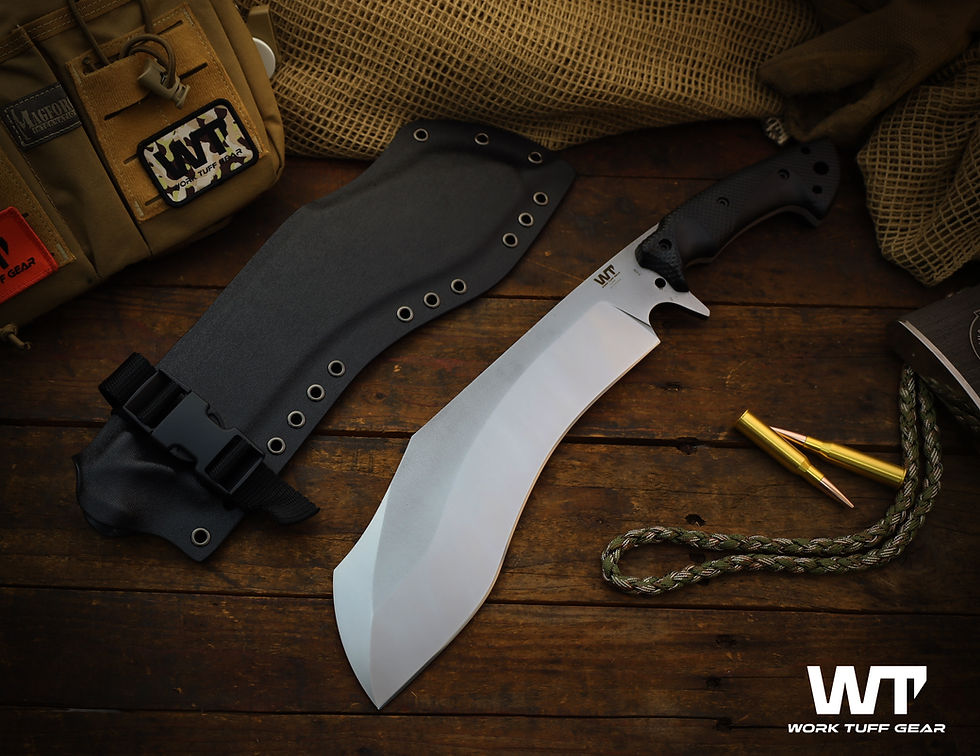 Miniaturbild: Wilson -K329-(Satin) /Black G10 Gator Grip/Black Kydex Sheath