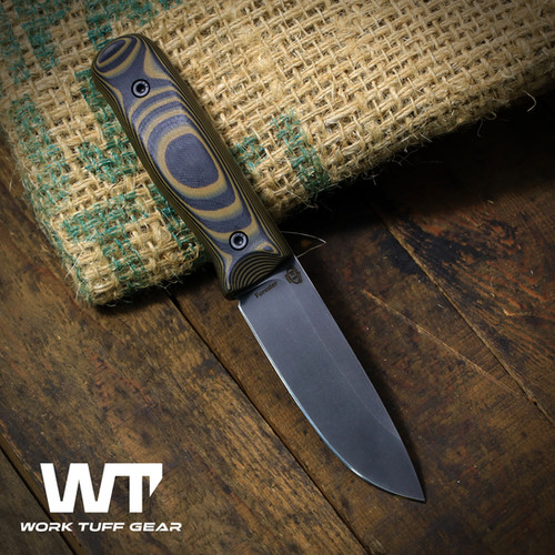 Forester Gen 2 (SK85)-Dark finish/ Saber Grind /Black & Brown