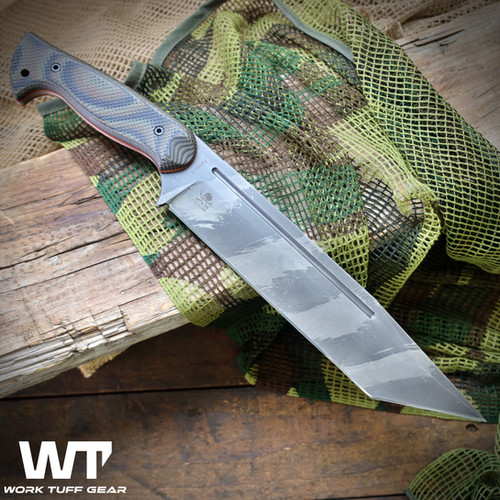 Tanto X (K329)/Type A/Tiger Stripes/Gator Grip/ODG Sheath | Work