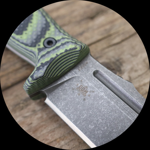 Asset-Gen 2 (K329)Dark Washed-Zombie Green Gator Grip/Black Kydex