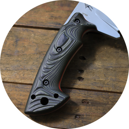 Pathfinder-Satin ( Forest camo swamp grip)-SK85-Red Liner | Work