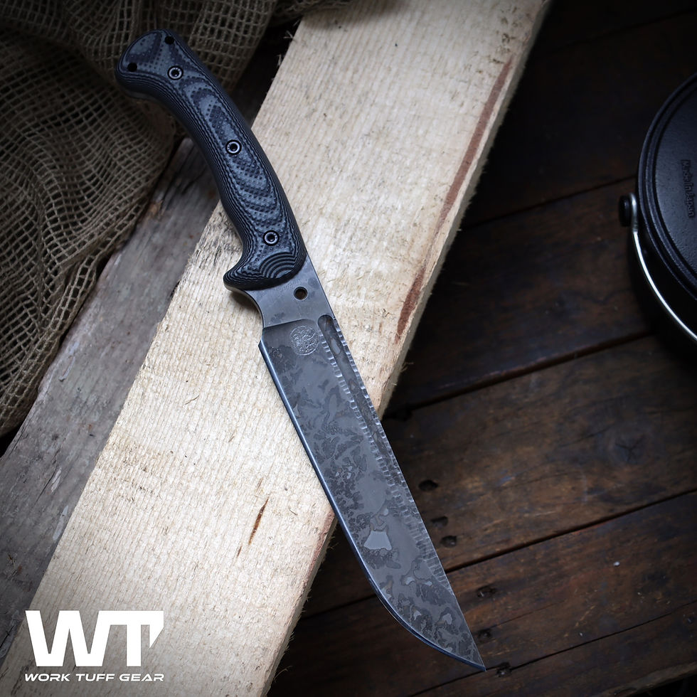 Thumbnail: Carnivore (Gen 1)- SK85 steel /Dark Washed /Gator Grip