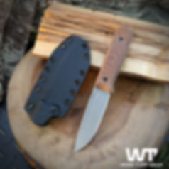Forester Gen 3 (Bohler K329)-Rugged/Canvas Micarta Scale /Black Kydex She