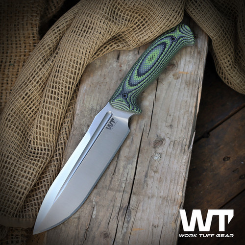 Elbrus Gen 2-Satin (Bohler K329)-Zombie Green Gator Grip | Work