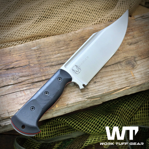 Ranger (K329)/Satin/Black with Red Liner G10 Grip/Black Kydex