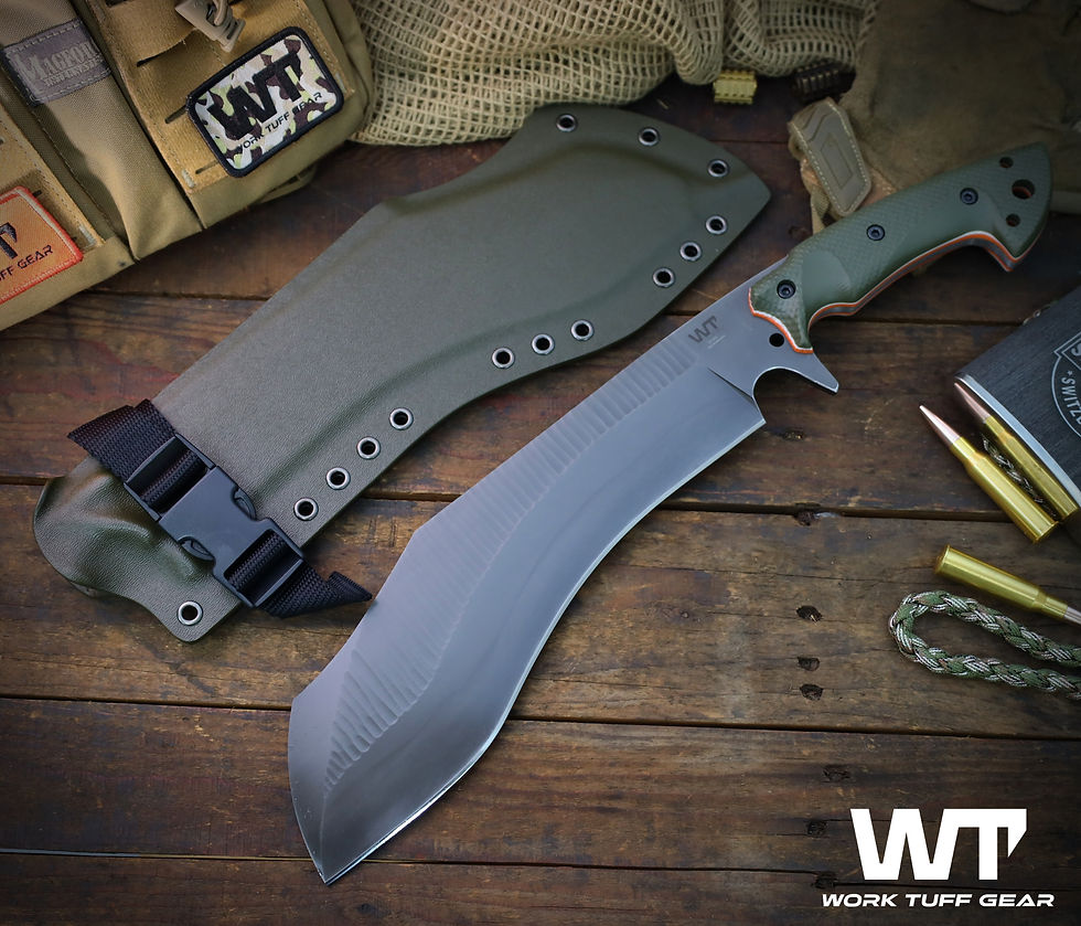 Miniatura: Wilson -K329-(Rugged/Hamon style ) /ODG  Gator G10 Grip/ODG Sheat