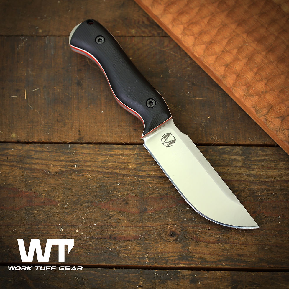 Miniaturbild: Nomad Bushcrafter (K329) /Satin finish/Black Mamba Grip