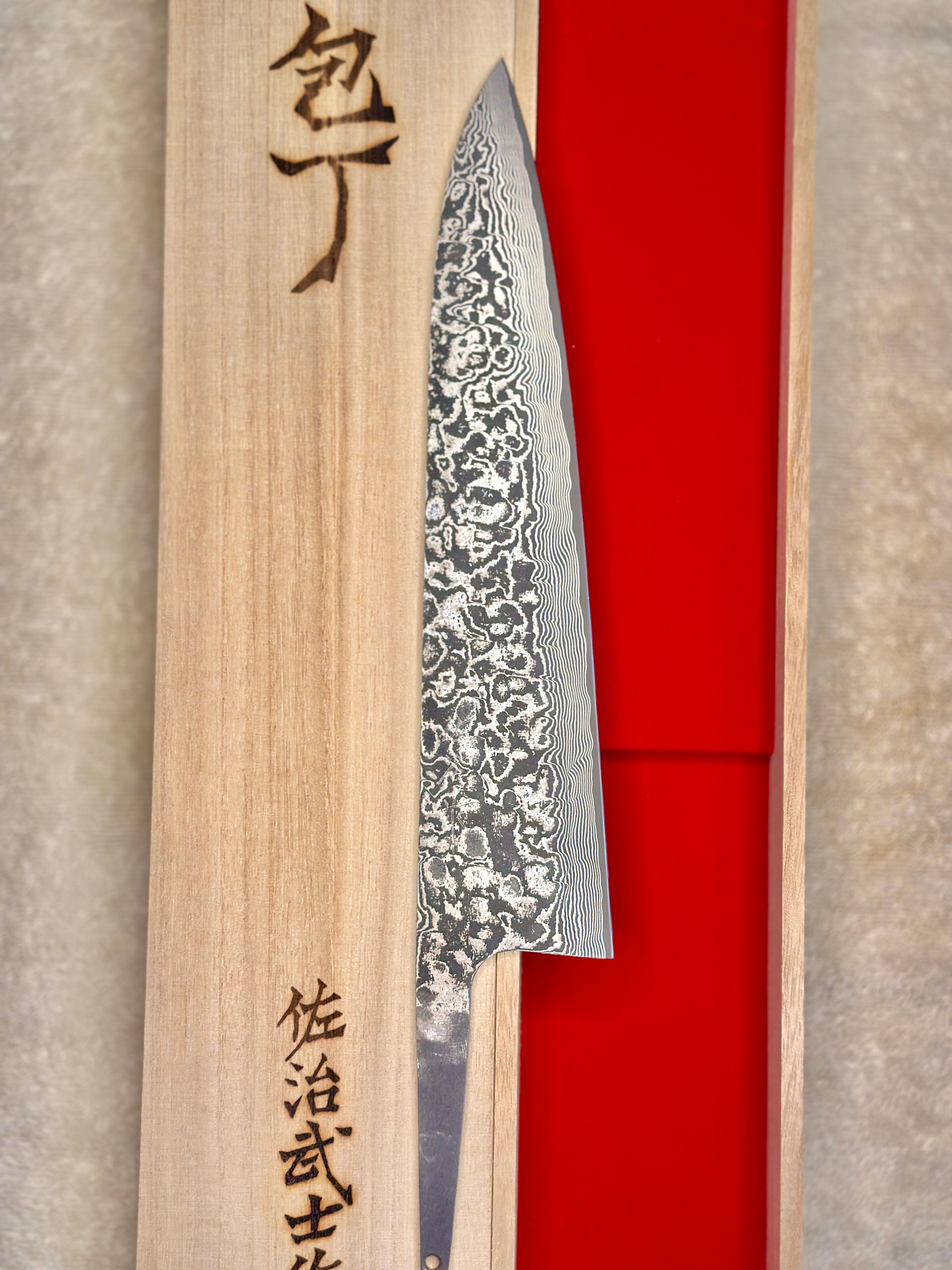 Takeshi Saji Nickle Damascus Gyuto R2
