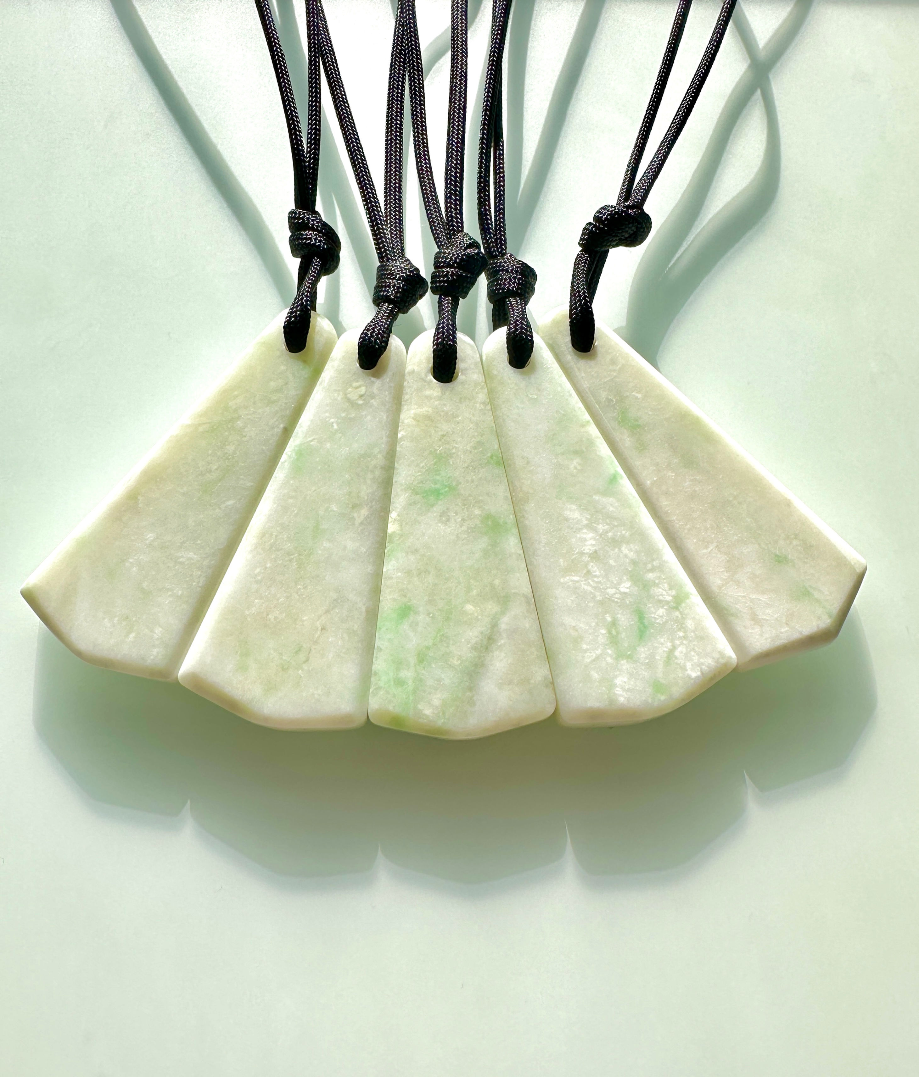 Jade Viking Whetstone Pendant 3.1” x 1.3” x .40”