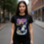 Unisex Cotton t-shirt ''Chaos and caffeine ''