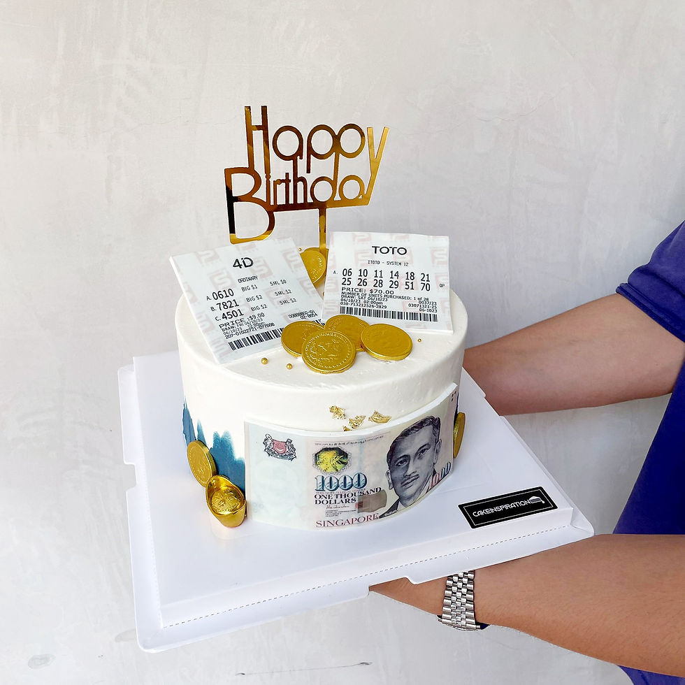 Thumbnail: 4D Lottery Money Theme Cake (L15)