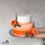 Thumbnail: Gradient Orange Themed Floral Cake (W03)