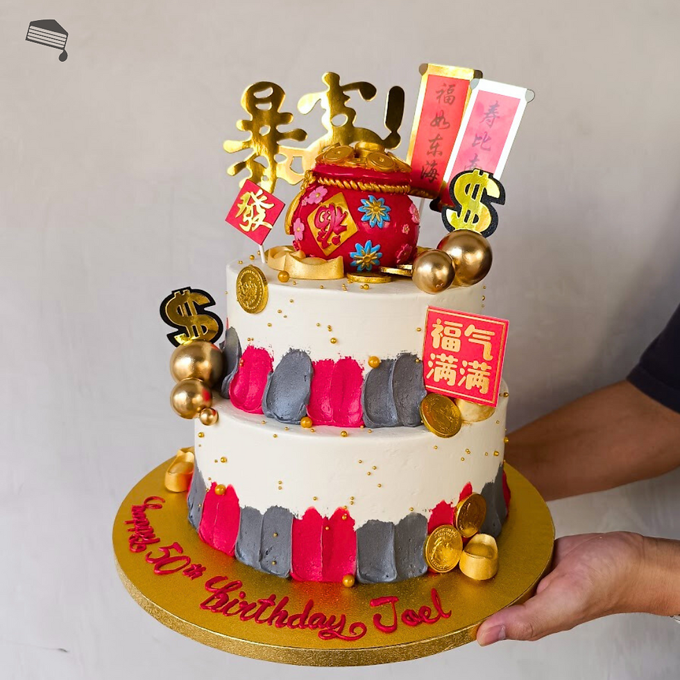 Thumbnail: Longevity Topper Cake - Pot of Gold Theme (L08)