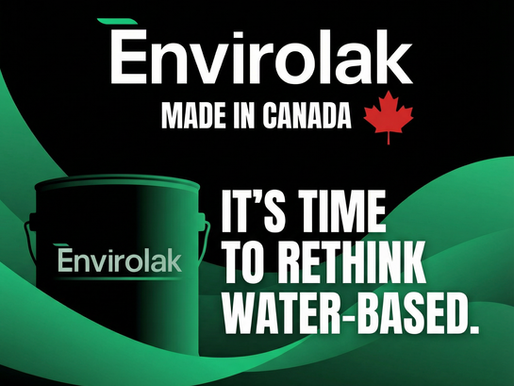 Why we Use Envirolak Water-Based 2-Component Polyurethane on our Cabinet Doors