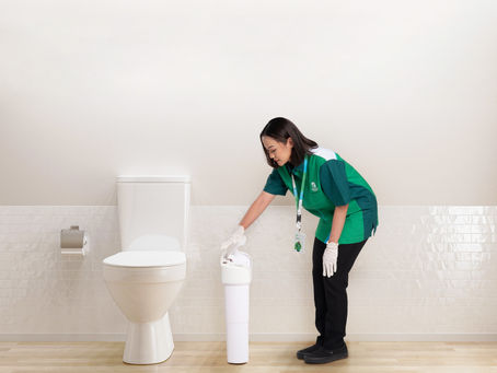 Tempat pembuangan sampah di toilet