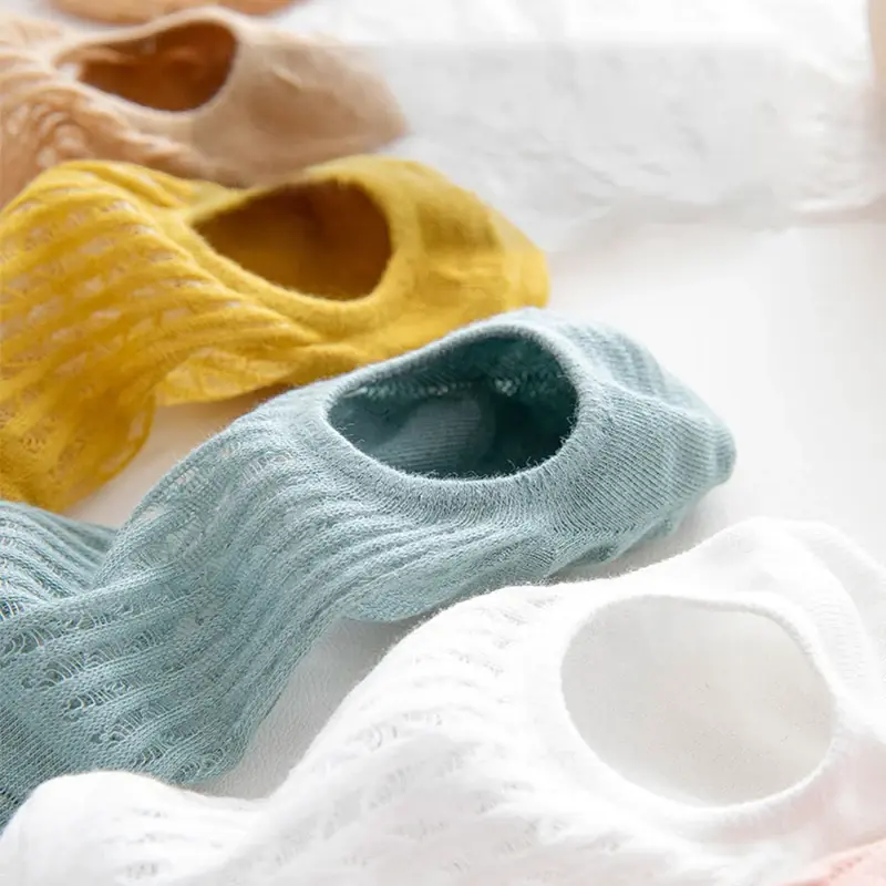 Miniatura: Socks Women's Summer Invisible Short No Show Fashion Lace Breathable Silicone