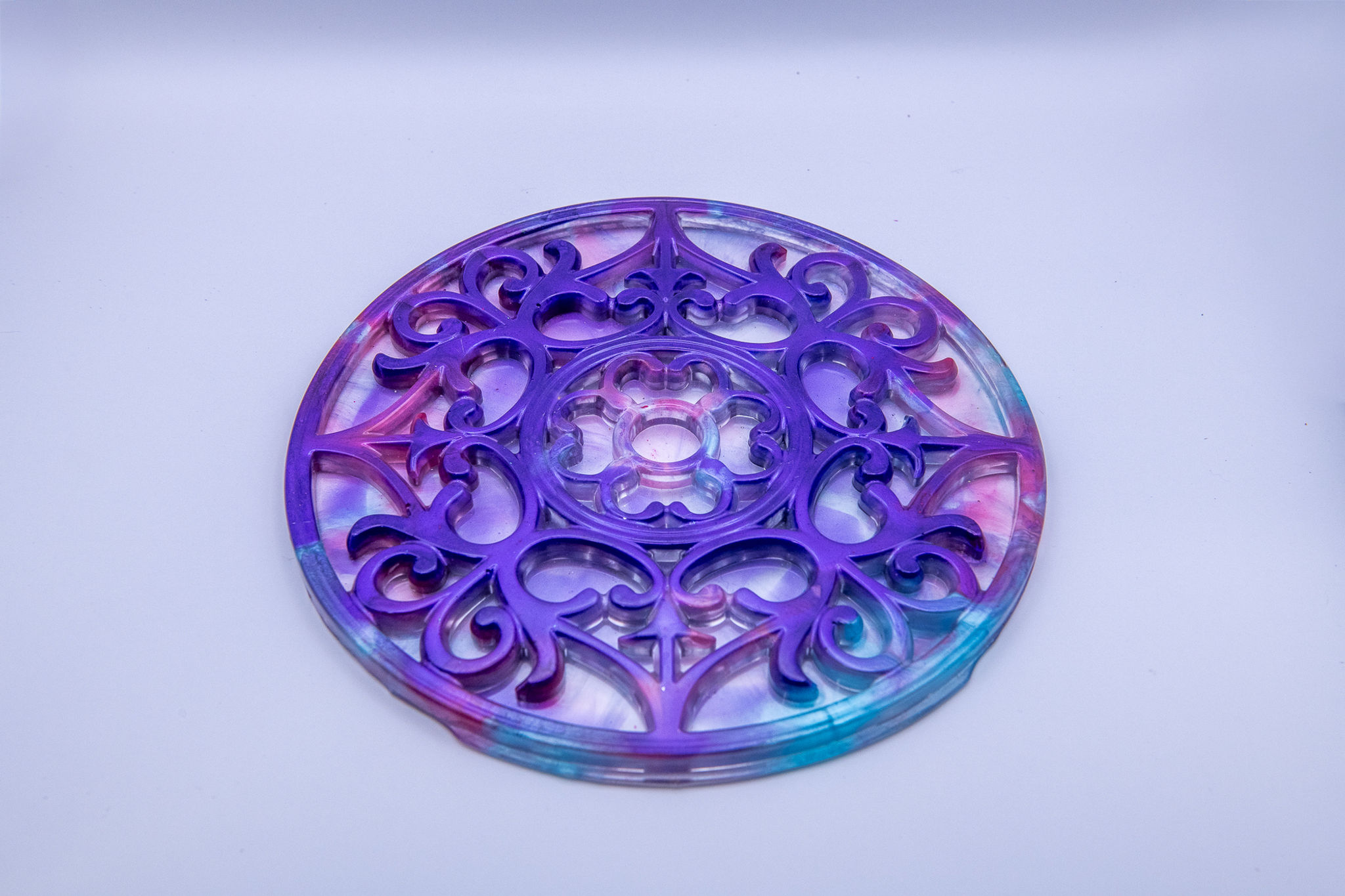 Purple & Blue Decorative Trivet