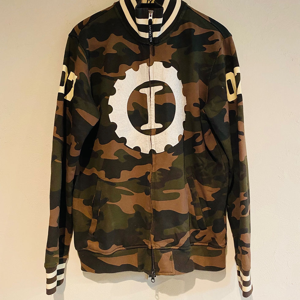 【ハイドロゲン】ジップアップ　ジャンパー　迷彩柄　