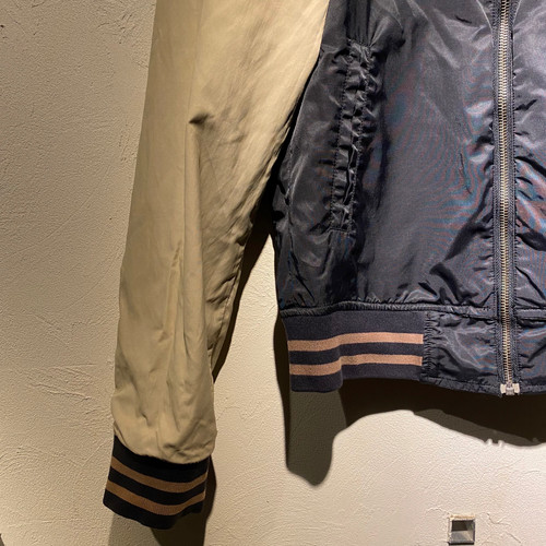 リバーシブル虎刺繍入りスカジャン 黒美品オーソドックス