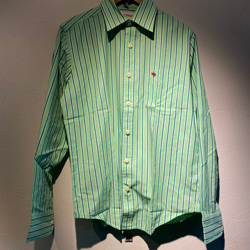 ワイシャツ　A&F 緑 ストライプ 長袖シャツ ワイシャツ A&F 緑 ストライプ 長袖シャツ | Spase Parte Shop
